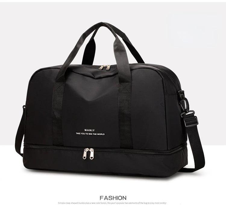 Nylon Crossbody Bag for Women, Casual Ladies Shoulder Bag
