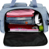 Large Capacity Waterproof Sports Gym Bag Women