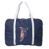 Feather Pattern Travel Bag for Women Large Capacity Foldable Organizer