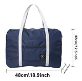 Unisex Travel Bag Foldable Duffle Large Capacity Organizers