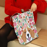 Animal Print Travel Carrier Bag Big Capacity Lady Shoulder Pouch