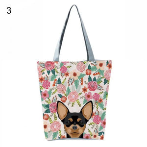 Animal Print Travel Carrier Bag Big Capacity Lady Shoulder Pouch