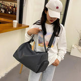 Women's Large Capacity Shoulder Bag Gym Yoga Sport Handbag