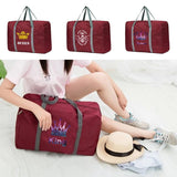 Foldable Travel Bag Clothes Organizers King Pattern Duffle Bag