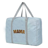 Large Capacity Mom Print Travel Bag Hand Luggage Tote for Lady Men
