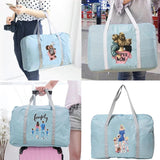 Large Capacity Mom Print Travel Bag Hand Luggage Tote for Lady Men