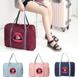 Women Foldable Travel Bag Lightweight Tote Waterproof Large Capacity