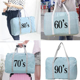 Large Capacity Travel Bag Nylon Tote for Women Men - Organizer Clothes Storage