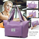 Foldable Travel Bag for Women Large Capacity Hand-held Wait Bag