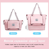 Foldable Travel Bag for Women Large Capacity Hand-held Wait Bag
