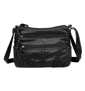 Women's Soft Leather Shoulder Bag Casual Crossbody Travel Tote Handbag