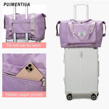 Women Men Sports Gym Bag Travel Duffle Bag Tote Handbag Multifunction