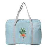 Flamingo Print Yoga Storage Bag Zipper Organizer Tote