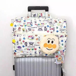Anpanman Anime Portable Travel Bag Storage Tote Handbags