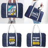 Nylon Unisex Foldable Travel Bags Large Capacity Luggage WaterProof Handbags