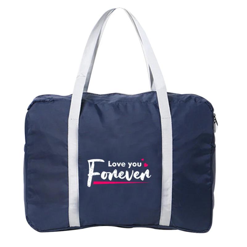 Nylon Unisex Foldable Travel Bags Large Capacity Luggage WaterProof Handbags
