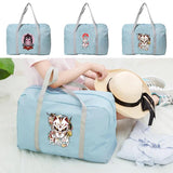 Anime Printed Travel Duffle Bag Organizer