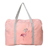 Flamingo Print Yoga Travel Bag Organizer Toiletries Storage Pouch