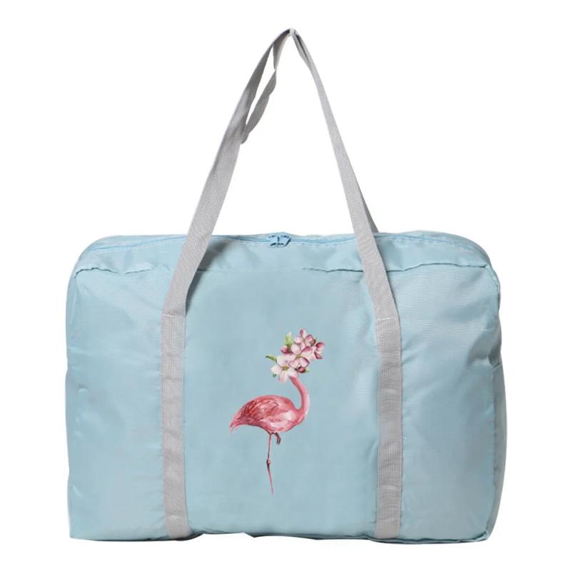 Flamingo Print Yoga Travel Bag Organizer Toiletries Storage Pouch