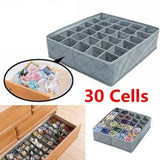 30 Grids Underwear Socks Storage Drawer Organizer Box