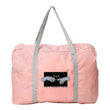 Outdoor Camping Storage Bag Foldable Zipper Hand Series Print Organizer