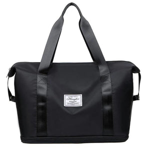 Women Travel Duffel Bag Expandable Large Capacity Waterproof