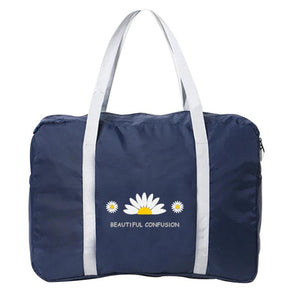 Daisy Nylon Travel Bag Unisex Large Capacity Luggage Waterproof Handbag