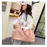 Waterproof Oxford Gym Bag with Shoe Compartment