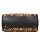 Leopard Shoulder Bag Foldable Travel Bag Large Capacity Handbags