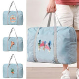 Large Capacity Folding Travel Bag Tote Lady Men Weekend Organizer Clothes Storag