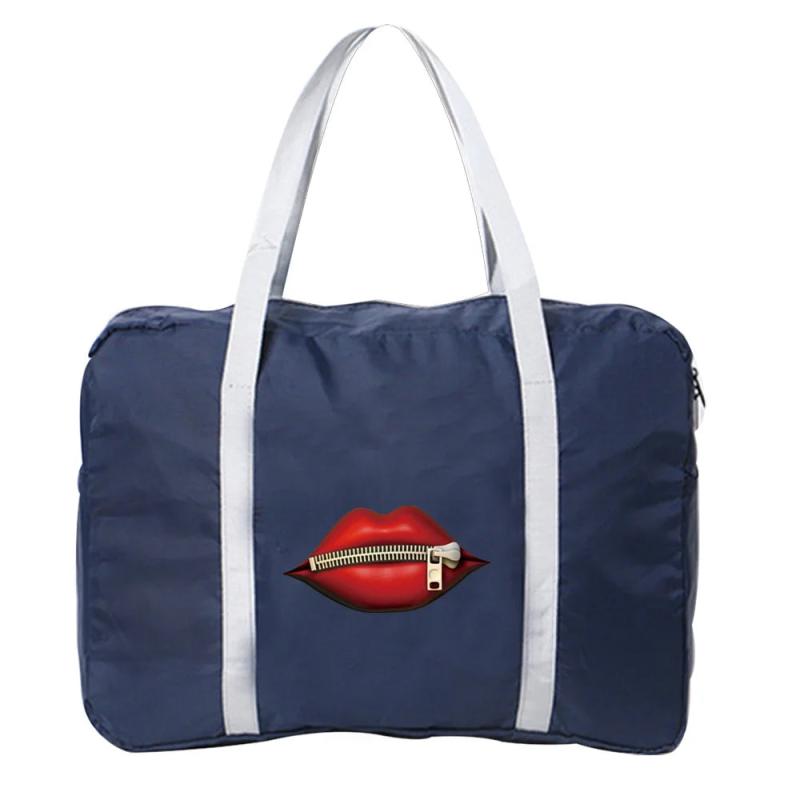 Nylon Foldable Travel Bags Unisex Large Capacity Luggage Women Men