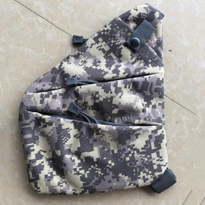 Casual Shoulder Bag Space-saving Bag Wear Resistance Zipper Left/Right Shoulder