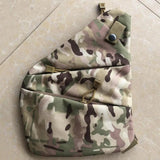 Casual Shoulder Bag Space-saving Bag Wear Resistance Zipper Left/Right Shoulder