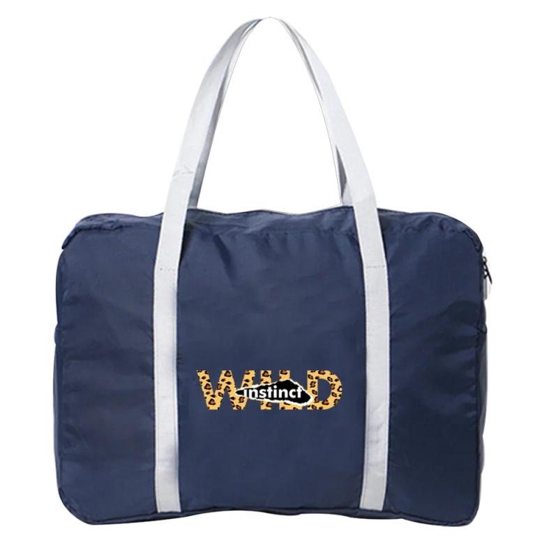 Wild Series Printing Travel Bags Nylon Unisex Foldable Water Proof Large Cap