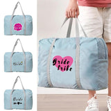 Nylon Foldable Travel Bag Women WaterProof Large Capacity Bag