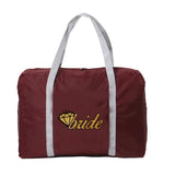Bride Series Printed Travel Bag Unisex Foldable Duffle Bag