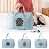 Foldable Large Capacity Skull Print Duffel Bag