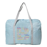 Letter Print Tote Travel Luggage Bags Women Large Capacity Travel Duffle Bags