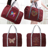 Butterfly Print Travel Bag Unisex Foldable Duffle Bag Organizers