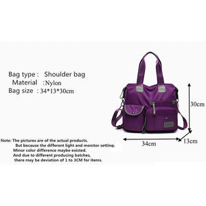 Nylon Messenger Bag Large Capacity Handbag