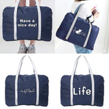 Food Series Nylon Travel Bag Large Capacity Water Proof Handbag