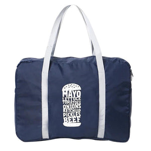 Food Series Nylon Travel Bag Large Capacity Water Proof Handbag