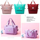 Large Capacity Folding Travel Bags Luggage Tote Handbag