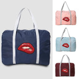 Foldable Travel Bag Women's Luggage Organizer Camping Duffle Handbag