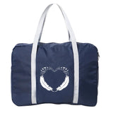 Feather Print Nylon Foldable Travel Bags Unisex Large Capacity Pack Luggage