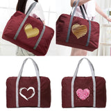 Love Series Printed Travel Bag Unisex Foldable Handbag Organizers