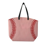 Canvas Tote Bag Reusable Cotton Grocery Shopping Ball Print