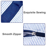 Kids Toddler Seersucker Duffle Navy/purple Striped Personalized Baby Duffle