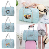 Nylon Foldable Travel Print Bag Luggage Women WaterProof Handbags