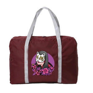 Mask Series Travel Bag Unisex Foldable Handbag Large Capacity